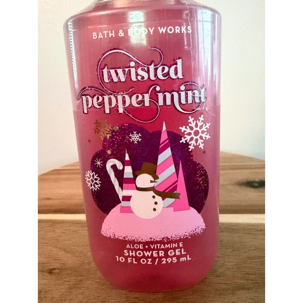 Bath and Body Works Twisted Peppermint 10 fl oz Shower Gel Sealed New